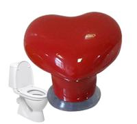 Bouton poussoir de réservoir de toilette, bouton de pression en forme de cœur, aide au réservoir de toilettes, design en forme de cœur, décoration de salle de bain, bouton de toilette d'amour