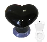 Bouton poussoir de réservoir de toilettes en forme de cœur pour poignée de porte, ouvre-tiroir, utilisation dans la salle de bain, montage sur le dessus des toilettes