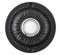 Bouton poussoir de sonnette lumineux en fer avec support mural classique pour une utilisation facile