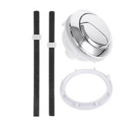 Bouton Poussoir de Toilette Double Chasse, Tige Longue Abs | Compatible Plupart des Wc à Double Chasse, Trou 4, 8 à 5, 7cm, Remplacement pour Ancien Bouton Couleur Aléatoire