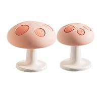 Bouton poussoir de toilette - Presse champignon en silicone, outil de réservoir de toilette avec installation facile, accessoires de salle de bain au design compact, fournitures d'amélioration de l'ha