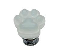 Bouton poussoir de toilettes - Assistance griffe de chat pour salle de bain | Résine avec dessus lumineux | Outil auxiliaire pour ongles longs, bouton poussoir décoratif, accessoire de salle de bain