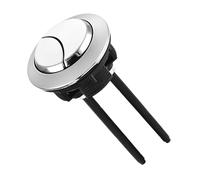 Bouton-poussoir des toilettes, Bouton de chasse d'eau universel à double, valve ronde, siège toilette, pièces salle bain(Fits 37mm48mm Hole)