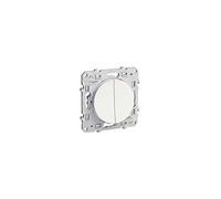 Schneider Electric Double poussoir Odace S520216 Blanc à vis, connexion rapide