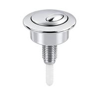 Bouton poussoir double chasse d’eau WC compatible Siamp Optima 49, Twyford, remplacement direct OEM 34494907 et CF1003CP, bouton de réservoir toilette double commande facile à installer