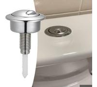Bouton poussoir double chasse d'eau en plastique ABS pour réservoir de toilette 49 soupapes, convient pour les trous de réservoir standard de 39 à 42 mm