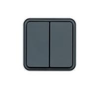 cubyko Double BP 1O/1F gris HAGER WNC044