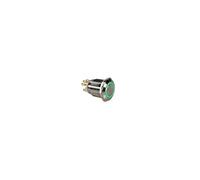 BOUTON-POUSSOIR EN ACIER INOXYDABLE SPDT 1NO 1NC - ANNEAU VERT - 19mm