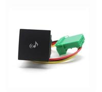 Bouton Poussoir Feux de jour radar, marche/arrêt caméra bouton de commutation antidérapant, Convient pour VW Golf Golf V Jetta Caddy Convient pour Scirocco(Music)