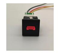 Bouton Poussoir Feux de jour radar, marche/arrêt caméra bouton de commutation antidérapant, Convient pour VW Golf Golf V Jetta Caddy Convient pour Scirocco(Light bar)