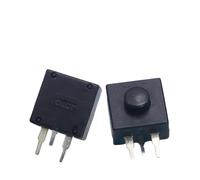 Bouton poussoir for lampe de poche, 20 pièces, trois broches latérales 12x12mm, deux ouvertures, une fermeture, ON-OFF-ON, noir