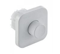 Bouton poussoir - GEBERIT - Manuel pneumatique - Blanc alpin - A encastrer - 8 A