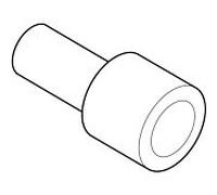 bouton-poussoir Geberit , pour commande WC avec gâchette pneumatique 242354001
