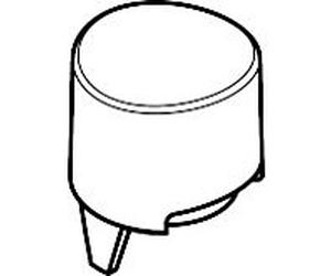 bouton-poussoir hansgrohe thermostat Axor chromé 92848000