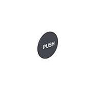 bouton-poussoir Hewi 801 711BD92 52x2mm, autocollant, mat, gris anthracite