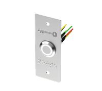 Bouton poussoir INOX LED Vert/Blanc 19 mm NO+NC + PBP19_4 6 fils soudés - SEWOSY - PB19VB_6FB