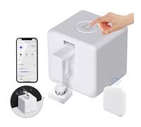 Bouton poussoir intelligent Fingerbot sans câblage compatible avec Alexa Google Home Tuya BT Hub Télécommande sans fil Smart Light Switch Bot Minuterie Commande vocale Contrôleur automatique avec