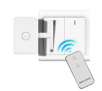 Bouton poussoir intelligent sans câblage - Commande sans fil par bouton tactile, portée de 10 m | Appareil d'impression mécanique, aide à l'automatisation de la configuration sans outil, maison/porte