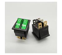 Bouton poussoir, interrupteur à bascule, 1 pcs Kcd8 6 broches 16A 250V 20a 125V double interrupteur de lampe interrupteur étanche Kcd6 interrupteur d'alimentation marine(G2d6p)