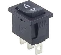 Bouton poussoir, interrupteur à bascule, 1PCS KCD1 2PIN 3Pin Bateau Voiture 6A/10A 250V/125V AC Rouge Jaune Vert Bleu Noir Bouton KCD1(Self Reset 3pin Jt)