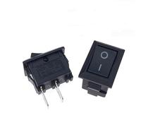 Bouton Poussoir Interrupteur à bascule à 2 broches KCD1 15 x 21 mm, 5/20/100 pièces, 10 x 15 mm, SPST, ON/OFF, à encliqueter(KCD11 10X15mm,5PCS)