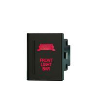 Bouton Poussoir Interrupteur à bouton-poussoir 12 V 3 A, rouge, marche/arrêt, feux de recul, compatible avec VW AMAROK Convient pour Volkswagen Verrouillage Autobloquant(Front light bar-L)