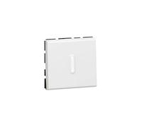 Bouton poussoir inverseur porte-étiquette 2M Legrand Mosaic