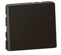 Legrand Poussoir inverseur Mosaic 079140L Easy-Led 6A 250V 2 modules Noir mat