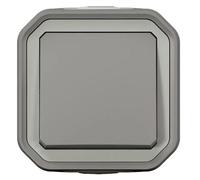 Bouton poussoir Legrand Plexo gris en saillie