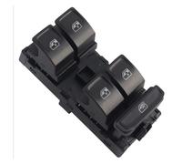 Bouton-poussoir Lève-vitres Pour Skoda Pour Octavia Pour Superb 2013-2018 Bouton Commande Principal Lève-vitre Électrique 5G0959857 Commutateur Fenetre(NoelectroplateRed)