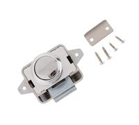 Bouton Poussoir Loquet Serrures pour Camping-Car Serrure de Meuble Boutons Poussoir Porte Serrure de Porte Meuble Fermoir pour de Placard de Yacht de Bateau de Tiroirs