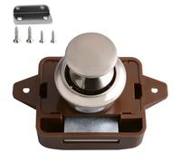 Bouton Poussoir Loquet Serrures pour Camping-Car Serrure de Meuble Boutons Poussoir Porte Serrure de Porte Meuble Fermoir