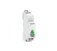 Schneider Electric Bouton-poussoir lumineux Acti9 iPB 1 NO gris voyant vert 12–48 VCA/VCC