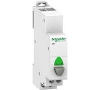 Schneider Electric Bouton-poussoir lumineux Acti9 iPB 1 NO gris voyant vert 12–48 VCA/VCC