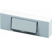Bouton Poussoir Lumineux 12-24V - Pour Sonnette Et Carillon Extérieur | CAC0016, PushBell 6400, 2 fils, 24V AC 2A, éclairage intégré, plastique ABS, installation extérieure, 92 x 33 x 15 mm