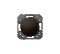 Bouton poussoir lumineux LEGRAND Dooxie 6A 250V noir