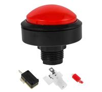 Bouton Poussoir Lumineux Précision, Machine de Jeu et Distributeur | Convexité Agréable, Plastique Fer Cuivre, Remplacement de Boutons, Usage Varié, Interrupteurs Robustes