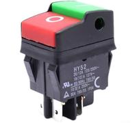 Bouton poussoir marche/arrêt de rechange pour HY52 pour nettoyeur haute pression 20 A 125 V 12 A 250 V IP54 Matériau ABS longue durée de vie