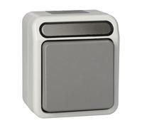 Schneider Electric Bouton-poussoir Merten AQUASTAR 4074993 Gris clair