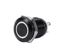 Bouton Poussoir momentané de lumière de la Voiture 12mm LED, Cas 2A de Bascule de commutateur