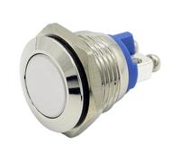 Bouton-poussoir momentané en métal d'acier inoxydable de bouton de klaxon de démarrage de 16mm