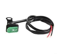 Bouton poussoir momentané klaxon interrupteur pour moto et vélo électrique avec réflecteur