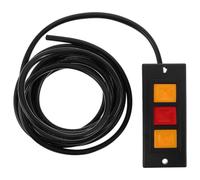 Bouton-poussoir Mural Robuste pour Porte Automatique, Commande Rapide | Plastique et Métal, Finition Résistante aux Intempéries, pour Portails Roulants, Couloirs de Service, Garages Commerciaux