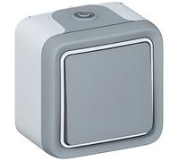 Legrand Bouton poussoir NO Saillie Gris