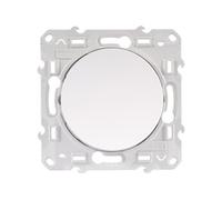Bouton-poussoir ODACE 10A à vis blanc - - S520206