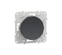 Schneider Electric Poussoir 1 poste Odace Anthracite