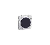 Bouton-poussoir ODACE 10A à vis lumineux anthracite 0,15mA - SCHNEIDER ELECTRIC - S540276. Gris anthracite G