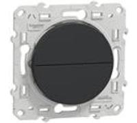 Schneider Electric - Odace, poussoir Anthracite, 2 boutons montée/descente pour volets-roulants - S540207