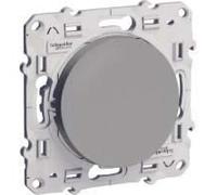 Bouton-poussoir ODACE aluminium 10A à vis - SCHNEIDER ELECTRIC - S530206