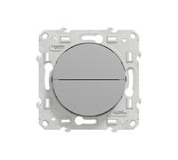 Bouton poussoir ODACE en aluminium à 2 bouton montée/descente pour volets SCHNEIDER S530207